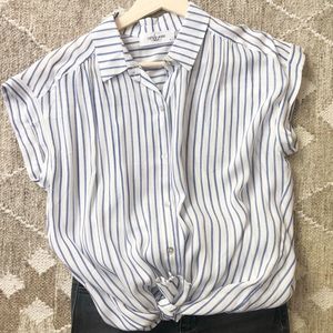 Carly Jean Los Angeles Striped Button Down Shirt